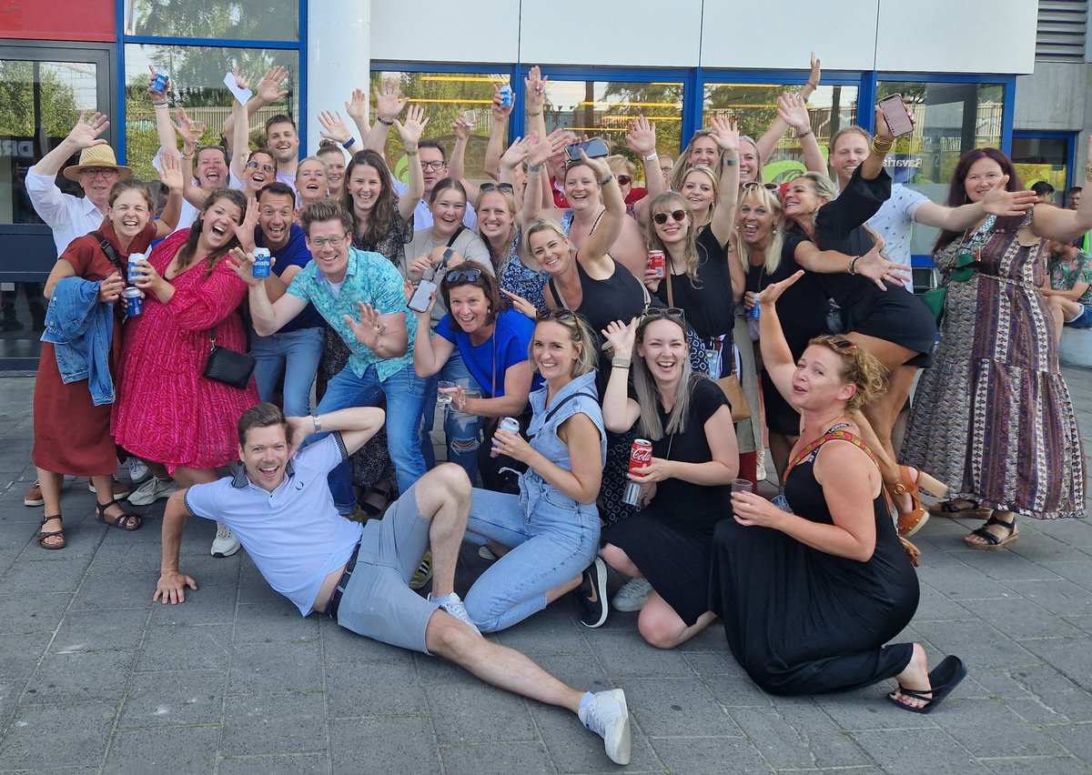 Dit team een uitje geven wat ze verdienen.... allemaal toppers #trots