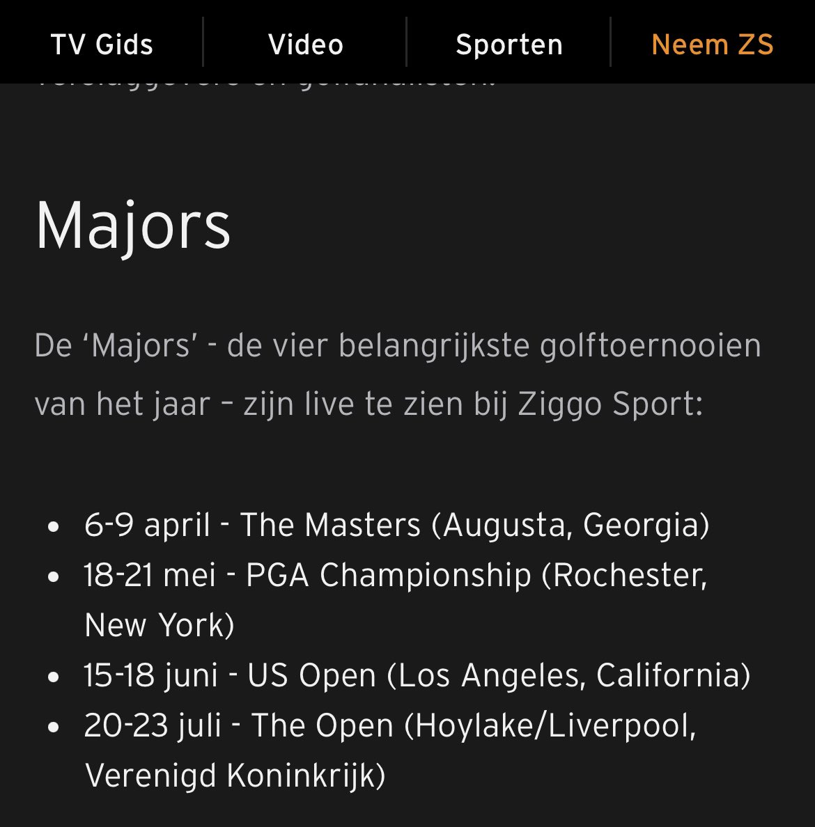 jochenprinsen's tweet photo. @JeroenWapenaar @ZiggoSport @JSteenwelle Ja houd vooral de programmering van Ziggo in de gaten… het zegt namelijk helemaal niets en is louter bedoeld ter verleiding. Zowel US Open als The Open worden/werden aangekondigd als onderdeel van de reeds bestaande programmering. https://t.co/jloBvUAV7I
