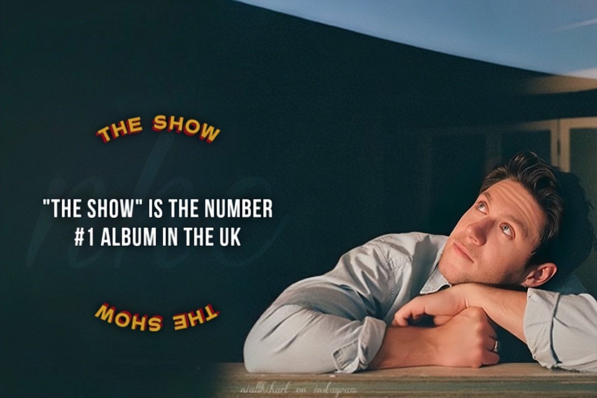 “The Show” is the number #1 album in the UK! #NiallHoran