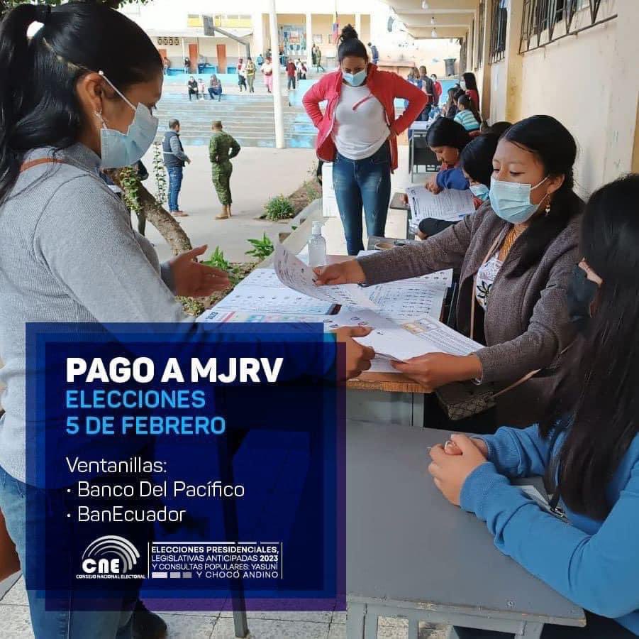 cneimbabura's tweet photo. 🔴 IMPORTANTE |📝 Requisitos para acceder al pago si fuiste #MJRV.

@BanEcuadorBP 
✅Cédula original.
✅Copia a color de cédula y papeleta de votación.

@BancoPacificoEC
✅Cédula original.
✅Dos copia de cédula y papeleta de votación a color y blanco y negro. https://t.co/MGl70d7YAs