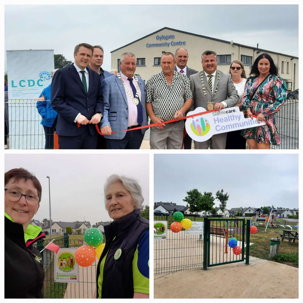 HealthyWexford's tweet photo. Today saw the opening of the new @slaintecare funded #accessible  #playground in #Oilgate, the development of which was led by @wexfordcoco .  

#Oylegate #playforall #Wexford https://t.co/7cIw3dXaVf