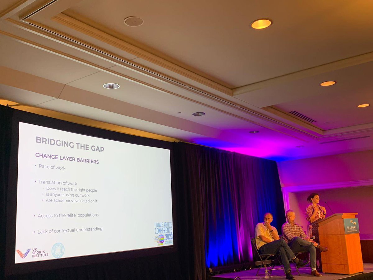UKSportsInst's tweet photo. We were honoured to be invited to present at the prestigious @FemaleAthConf 

Proud of our Female Athlete Health Team for sharing our work and future plans with a global audience, alongside @theAIS and @TeamUSA #2023FAC https://t.co/Q88LZmBv4j