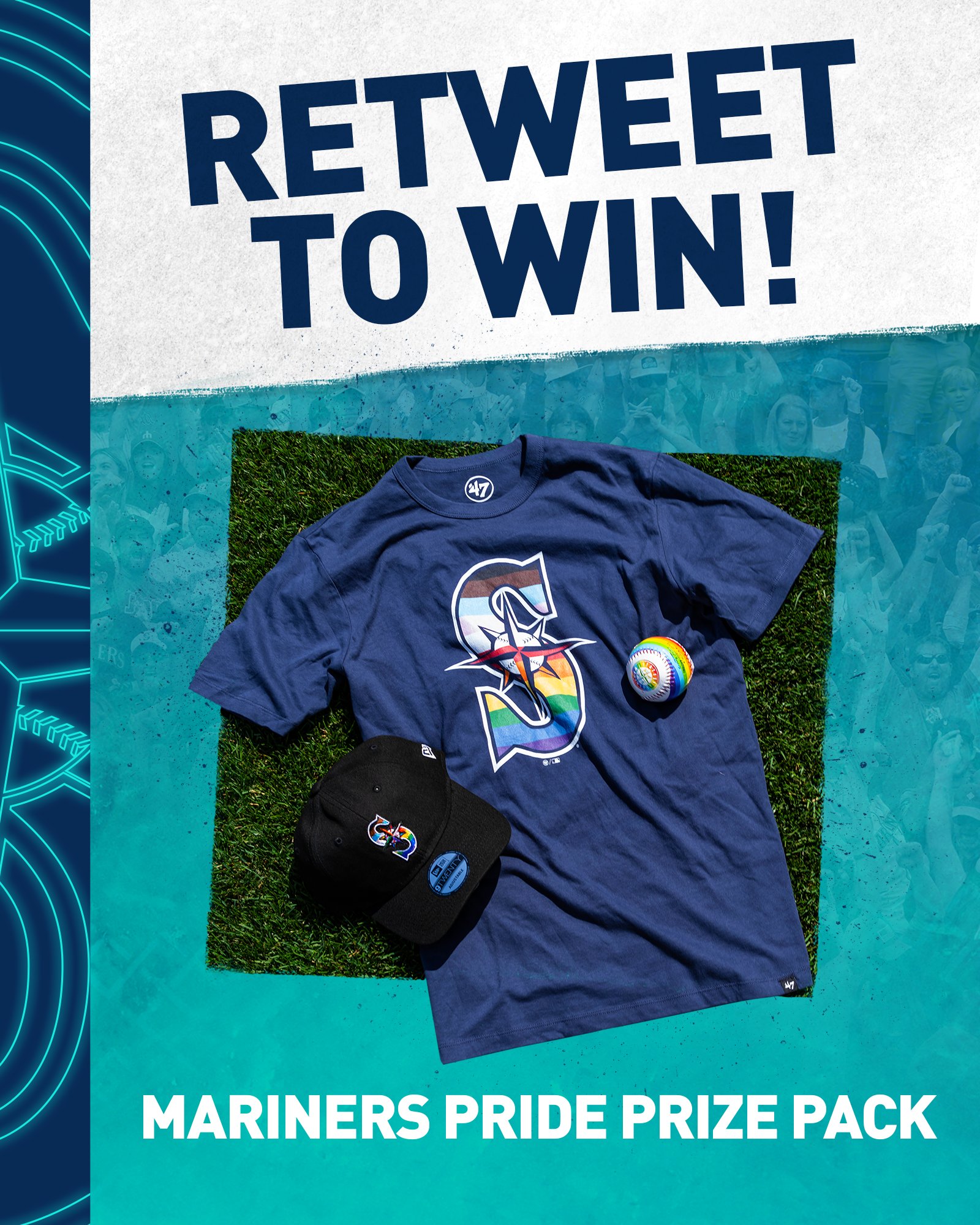 Seattle Mariners on X: 🏳️‍🌈 RETWEET TO WIN 🏳️‍🌈 We're kicking off the  weekend with Pride Night at @TMobilePark, so hit that retweet button for a  chance to win this Pride Prize