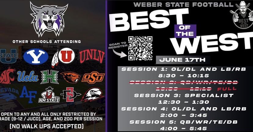 Excited to compete!! <a href="/weberstatefb/">Weber State Football</a> <a href="/mmental7/">Mickey Mental</a>