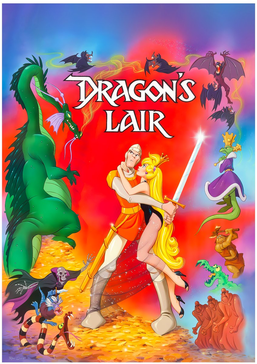 GaryArnott's tweet photo. Restoring an old, iconic, beat-up, signed arcade poster to make it shine once again! 😍🖍️🖼️🐉😊👍
#DragonsLair #arcade #DonBluth #RonDias #RickDyer #GaryGoldman #JohnPomeroy #Cinematronics #iconic #Retrogaming #retro #Retrogamer #Laserdisc #Nostalgia #80s #artwork #art #gameart https://t.co/kWQB7MJT0o