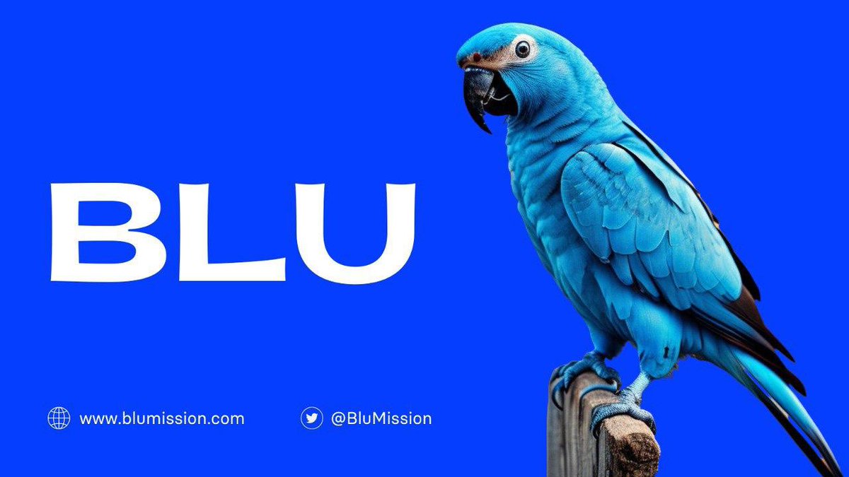 Jump on the $BLU 🦜 by @BLUMission train! 🚀

Wave goodbye to taxes, ownership, LP tokens & all that jazz! 🎉

🛒 Buy: pancakeswap.finance/swap?outputCur…

BEP20: 0x24DCD565BA10C64daf1e9fAEdb0F09a9053C6d07

Be part of the #BLUMissionONE movement! 🌏 #StandWithCrypto