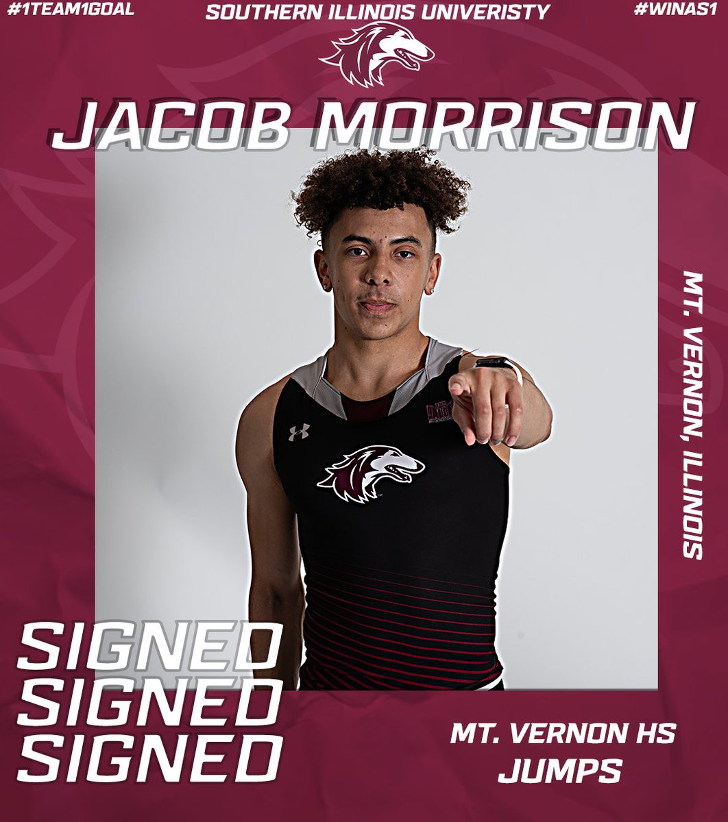 𝐒𝐈𝐆𝐍𝐄𝐃: Jacob Morrison's next stop is Carbondale, Illinois!!🖊️

#1Team1Goal | #Salukis