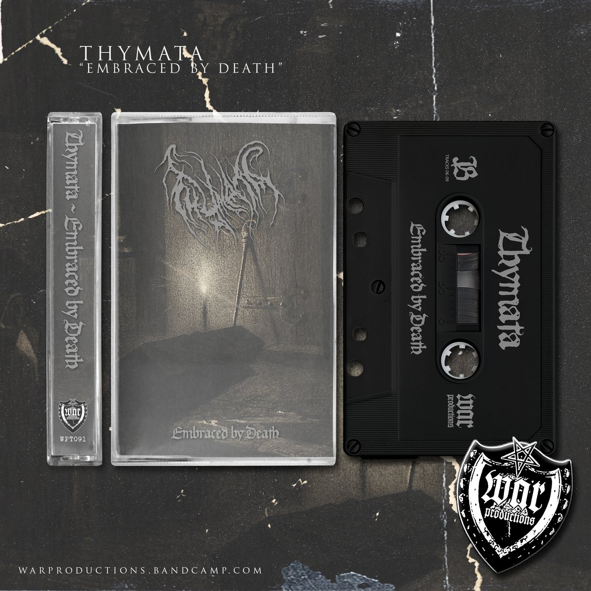 WarProd's tweet photo. OUT TODAY
#Thymata 
Embrace By Death
ltd to 50 copies + certificate owner

👇🏻👇🏻👇🏻
https://t.co/tOPSbCwZ7h  

#WarProductions
#SupportTheUnderground
#OurRelease
#BlackMetal
#BlackMetalTapes
#TapeKvlt
#TapeFormat
#MusicCassette
#Kvlt https://t.co/pCieCrHAoT