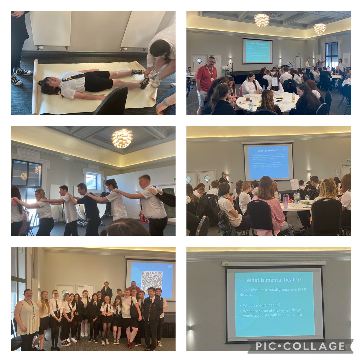 MarwickMrs's tweet photo. @BusElliot and I had the pleasure of accompanying our seniors to Saltcoats Town Hall for @seemescotland training. Our young people were fabulous and I can’t wait to help put all their plans into action. @IrvineRoyal_MHA #MentalHealthMatters #ReduceTheStigma #LanguageIsImportant https://t.co/tSIPa44UVC