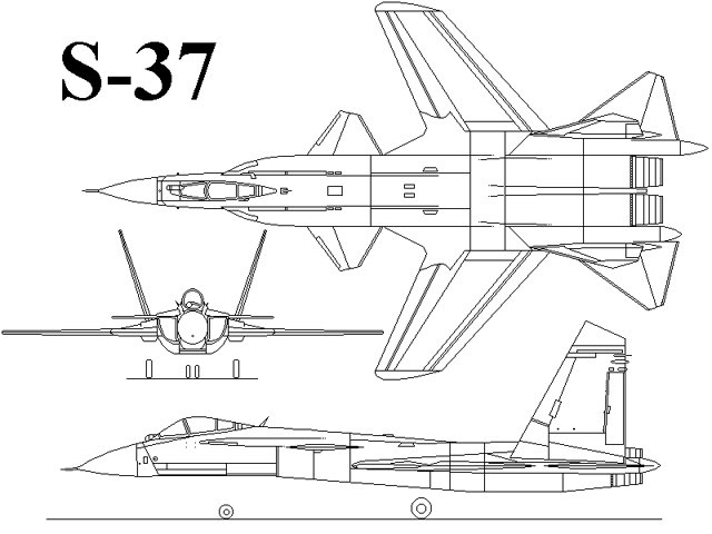 HDD整理してたらめっちゃ昔に航空ファンの記事を見ながらWindowsペイントで描いたS-37の画像が出てきたw 