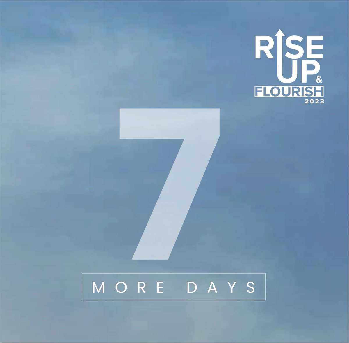 Rise Up & Flourish is just one week from today! Don't miss out on the opportunity to reserve your spot and be a part of this transformative event. 

Join us for an unforgettable experience. #JoyAndJustice #RiseUpAndFlourish

Register here--->  buff.ly/3NTmJNI