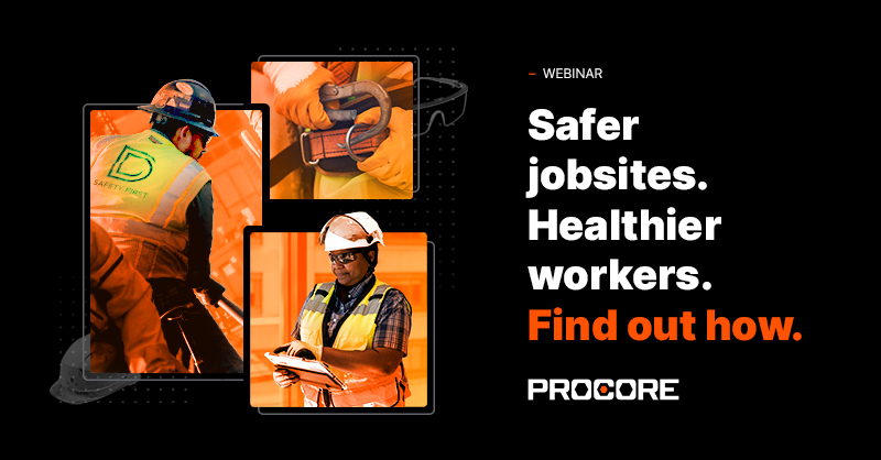 procoretech's tweet photo. Watch (or rewatch) our webinar with safety experts from @DPRConstruction, @holmesmurphyins, and @InsurateMGA as we explore the intersection between the construction industry’s safety practices and diversity, equity, inclusion, and belonging (DEIB). https://t.co/nHcQzi8mSn https://t.co/vgind7pgyD