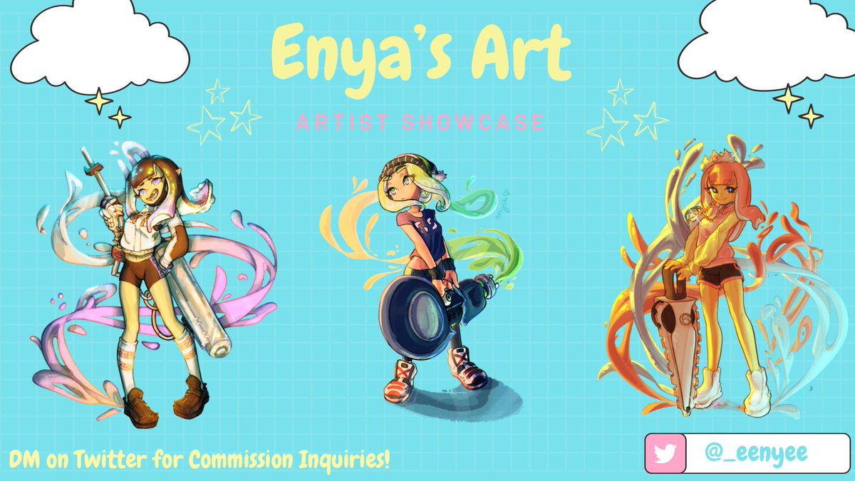 InklineOrg's tweet image. Hello everyone- as we approach the day of SplataMAX#2 we would like to introduce you to the artist who will be doing the prize for SplataMAX#2 @_eenyee! 

Pls go check out enya’s art and support our event and artist through the PayPal fundraiser- paypal.com/pools/c/8Uwmpp…
