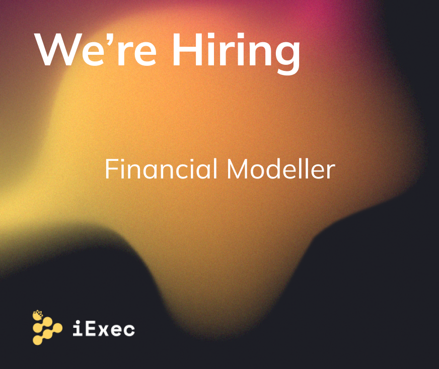 iEx_ec's tweet photo. 📣 More #web3jobs. Another open position at #iExec! 

We're looking for a Financial Modeler that can contribute to: 

✅ Developing iExec pricing and monetization strategies within the context of Web3 
✅ Optimize business models for our product activities 

Apply now:
https://t.co/32ksntRxT1