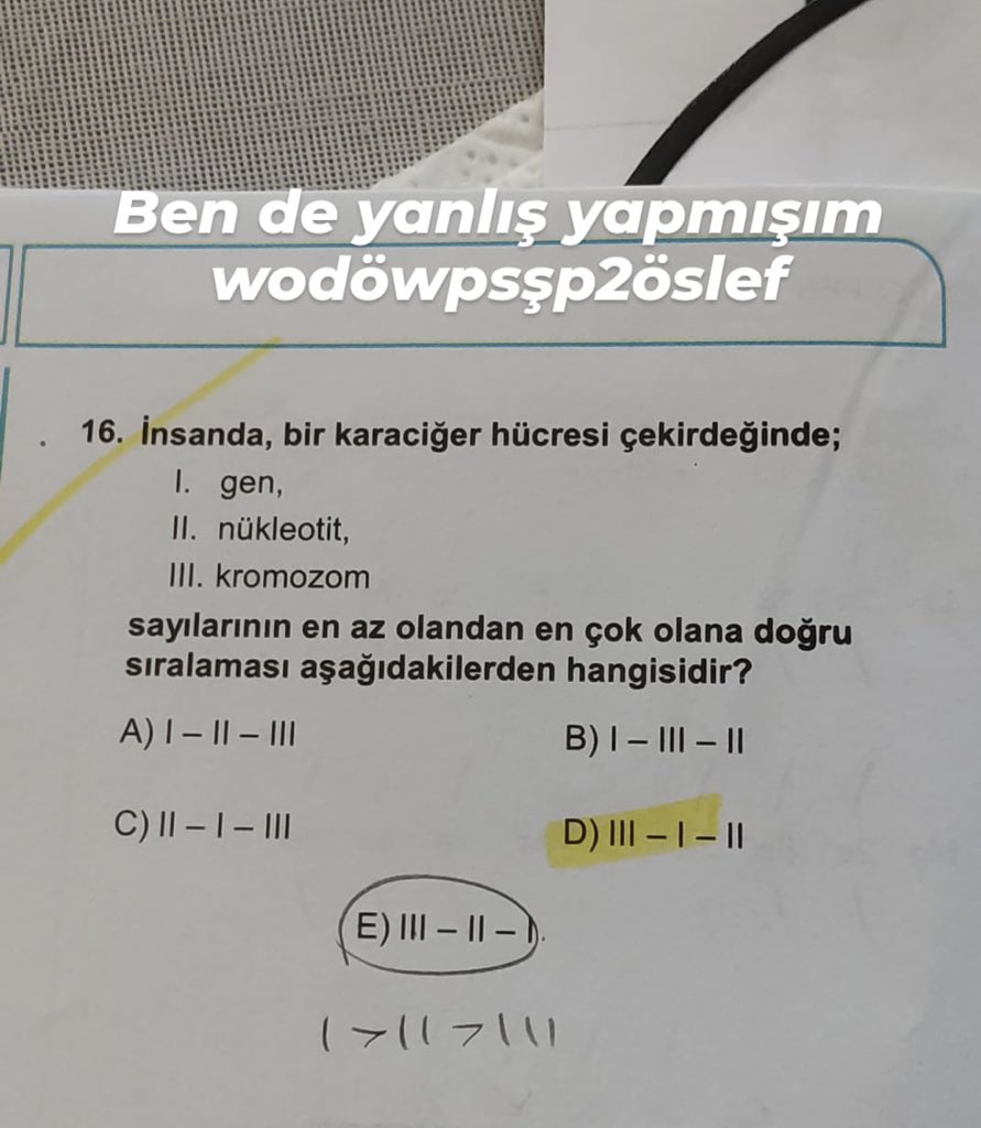 acil biyoloji bilen biri baksin cok cok aciliyeti var