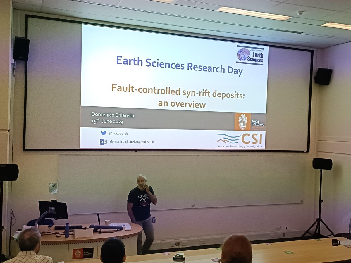 Prof. Domenico Chiarella (@nocode_dc) on Twitter photo Enjoyed presenting an overview of the work we are doing in the <a href="/CSI_RHUL/">Clastic Sedimentology Investigation</a> group to PGR students and colleagues #research Enjoyed presenting an overview of the work we are doing in the <a href="/CSI_RHUL/">Clastic Sedimentology Investigation</a> group to PGR students and colleagues #research