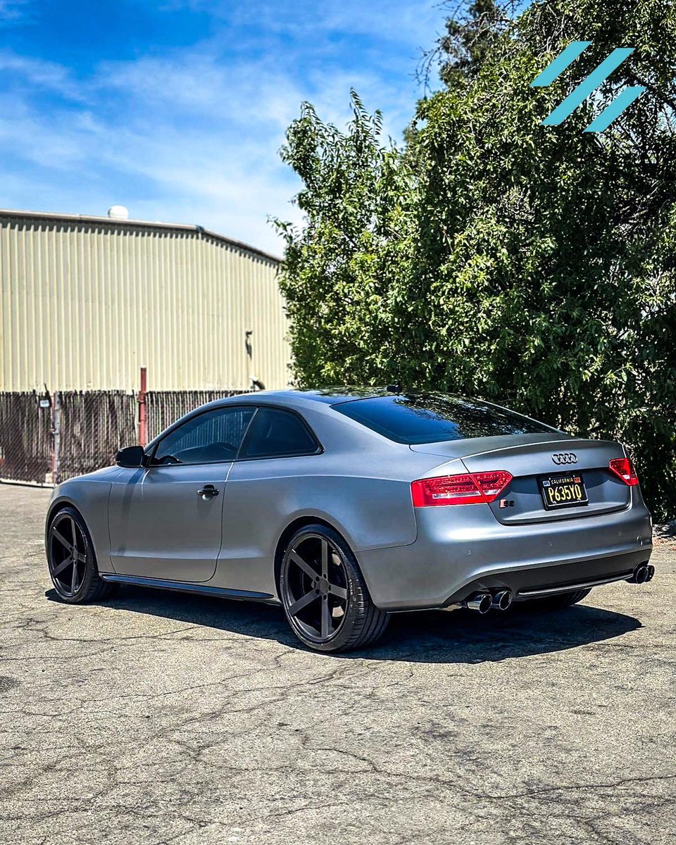 Audi S5 Complete! 😎 

We performed matte PPF, Nano Graphene Coating, Ceramic Window Tint, and <a href="/3MFilms/">3M Films</a> gloss black vinyl on the roof and trim! 👈🏽