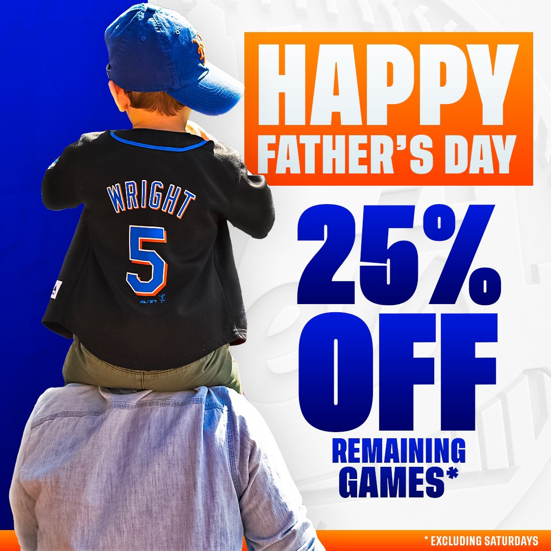 New York Mets on X: Celebrate Father's Day with 25% off select