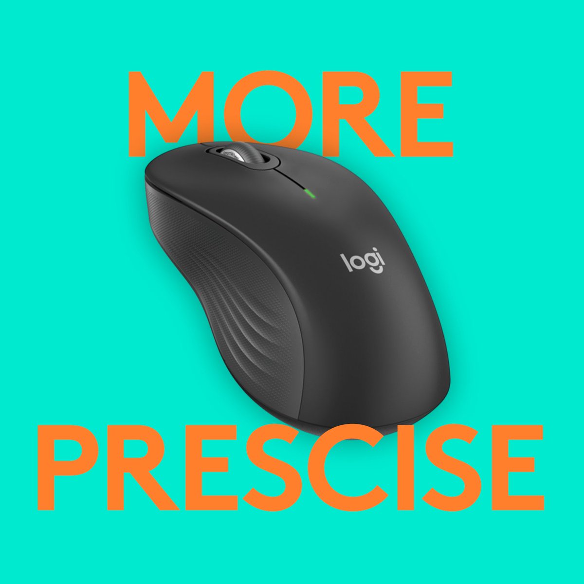 Arab scene Svinde bort Logitech on Twitter: "We interrupt your rage-commenting about our  (intentional) typo to bring you this mind-blowing piece of data: using a  mouse can help you increase speed by 30% and precision by