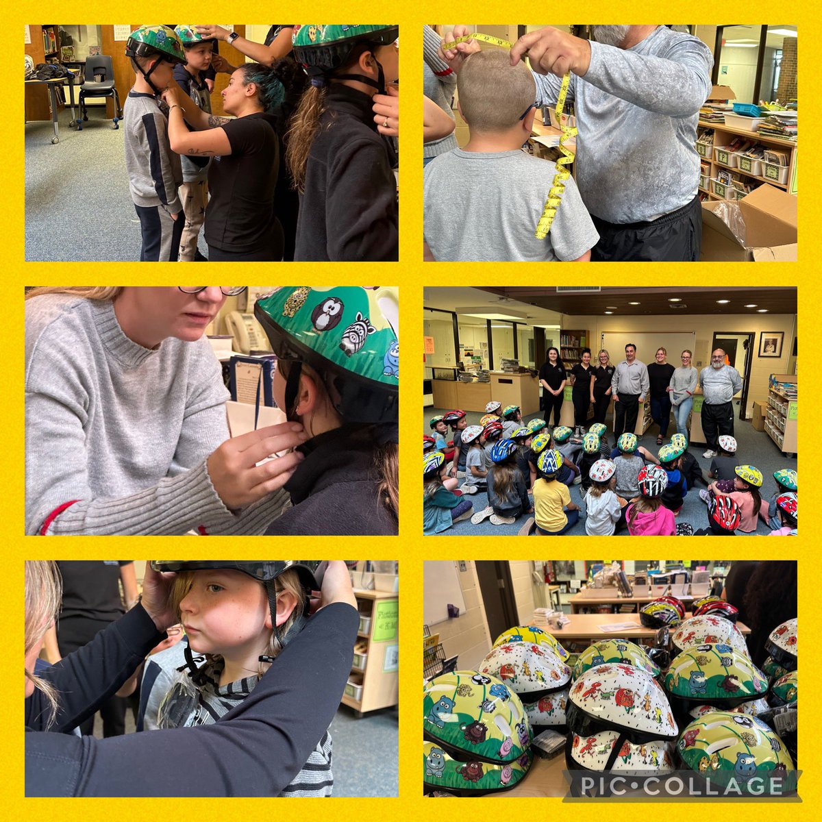 A few of our classes had a visit from Lidz on Kidz and had helmets properly fitted! Thanks so much for this learning! #lidzonkidz #biaww