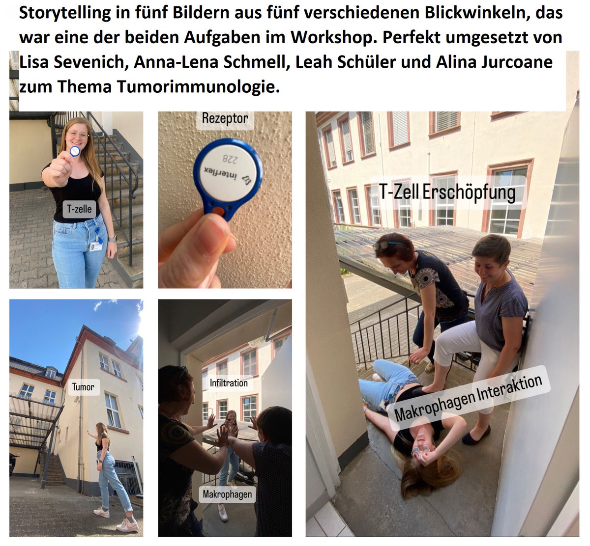 ⏩<a href="/nicolas_woehrl/">Nicolas Wöhrl</a>+Peter Kohl mit ScienceFACTion – Lecture+Workshop zur  #Wissenschaftskommunikation von👩🏾‍🔬👨🏼‍🔬bei LOEWE <a href="/FCI_health/">Frankfurt Cancer Institute</a>. In der Lecture🗣️zeigten sie wie wichtig direkte #Kommunikation von👨🏽‍🔬👩🏿‍🔬ist. Anschließend setzten die Teilnehmer:innen das Gelernte📸🎧um.👍🏻<a href="/goetheuni/">Goethe-Universität</a>