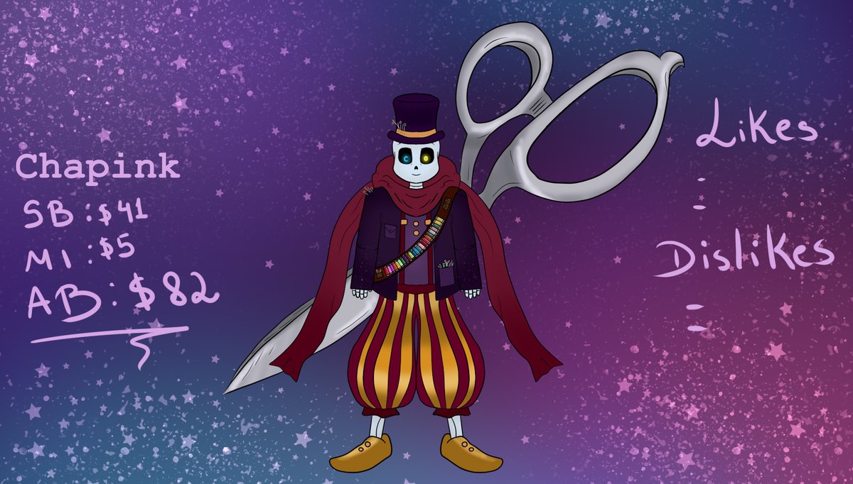 cattw0's tweet image. Hi guys, I am very happy to bring you this new special adoption, in partnership with @Minecomedy_ . 
The price of Start Bid is $40 
The price of minimal increased is $5 
Autobuy costs $82. (autobuy you get a chibi art made by Minecomedy of the character). Bids in comments ☺️💜