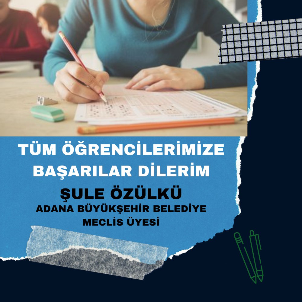 YKS sınavında ter dökecek olan tüm evlatlarımıza başarılar diliyor, hedeflerine ulaşmalarını temenni ediyorum.