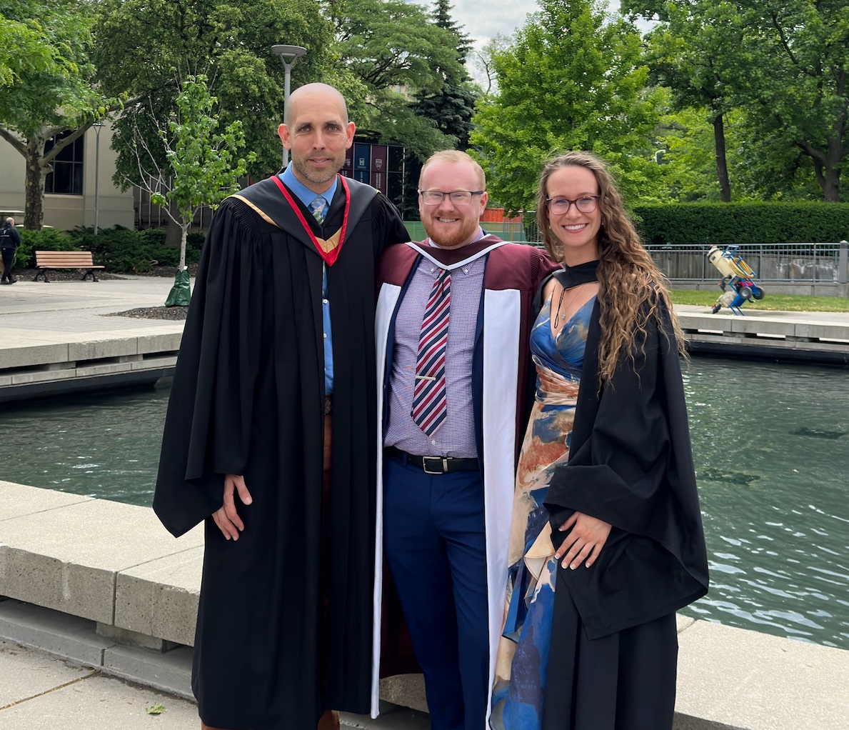 LatulippeLab's tweet image. Congratulations to both Sarah Rassenberg (BASc) and the new Dr. Ryan LaRue (PhD) for graduating this week!

We are so proud of you and everything you both have done with the Latulippe lab.