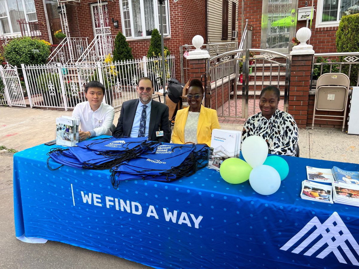 Caribbean Health &amp; Wellness Day, Friday, June 16, 
Noon-4pm
Visit the Caribbean Women's Health Association Health fair today and stop by the Mount Sinai Brooklyn table to learn about all of our health services. 
Address: 3512 Church Avenue, Brooklyn, NY 11203.
