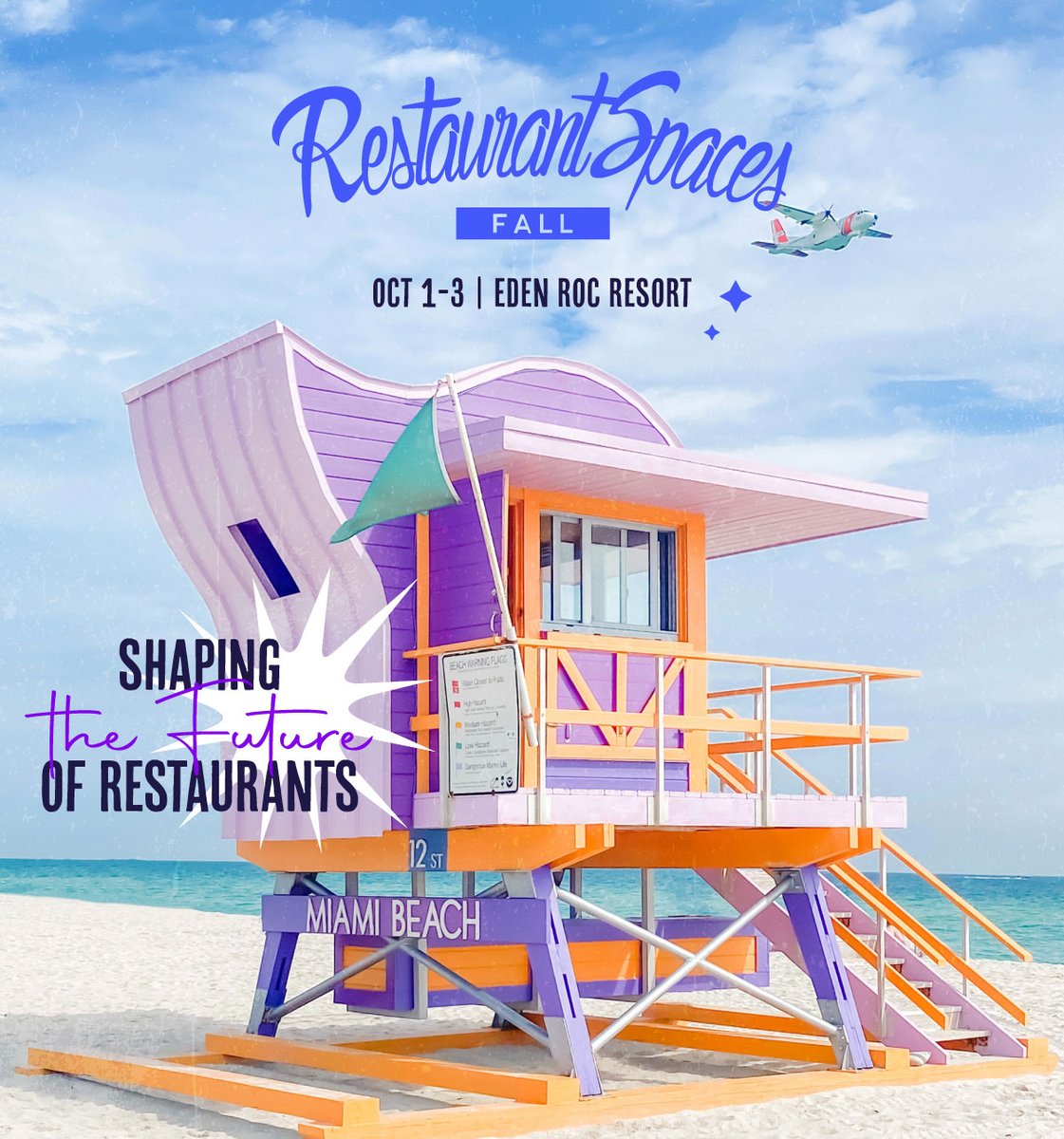 How does Miami Beach in October sound? 😏 Get ready for impromptu meetings under palm trees, captivating keynotes, and mouthwatering food + drink tours when RestaurantSpaces hits the Eden Roc resort 🌴🏖️
hubs.ly/Q01TQQTW0
#RestaurantSpaces #restaurantdesign #restauranttech