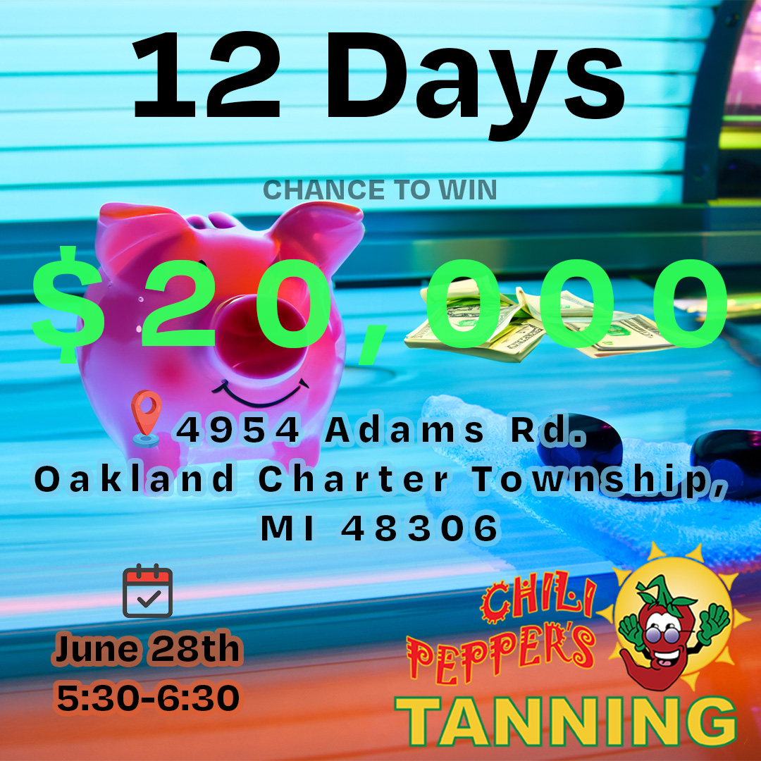 ChiliPeppersTan's tweet photo. 🗓️ 12 Days Out: Mark your calendars! Just 12 days left until YOUR chance to win $20,000. Get ready to glow and grow your bank account! ☀️💰 

To qualify, make sure you:
•Follow us on SM ✅
•Tag a friend ✅
•Repost our giveaway ✅

#ChiliPeppers20KGiveaway https://t.co/2iTTfB4tf0