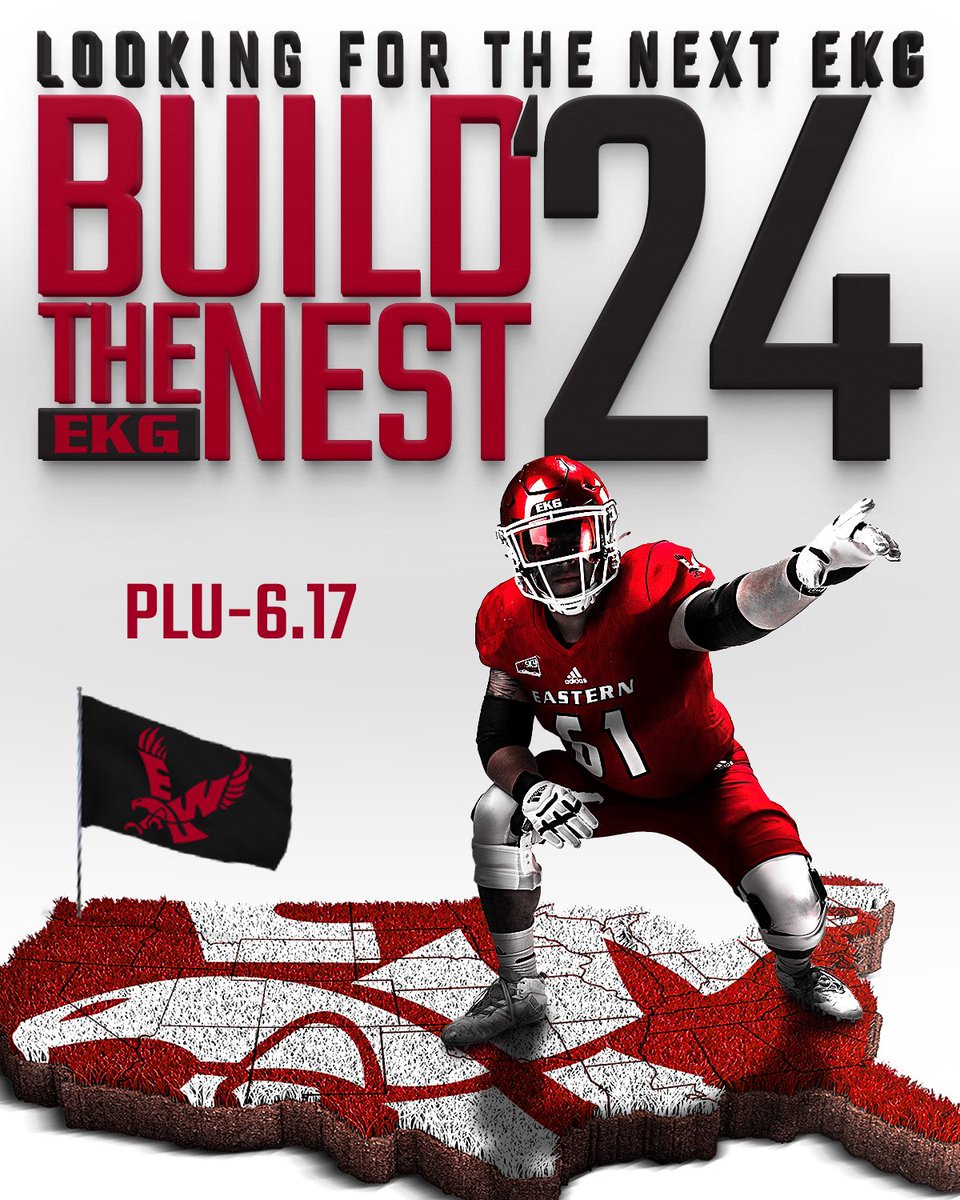 Back on the camp circuit the next 2 days!  Looking forward to seeing the Pacific Northwest’s best players on the field. #GoEags #BuildTheNest #Compete