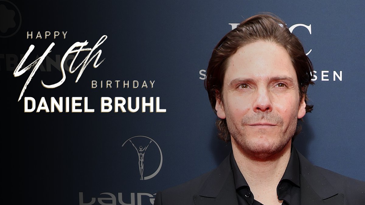 Happy 45th birthday Daniel Brühl! 

Read his bio here:  