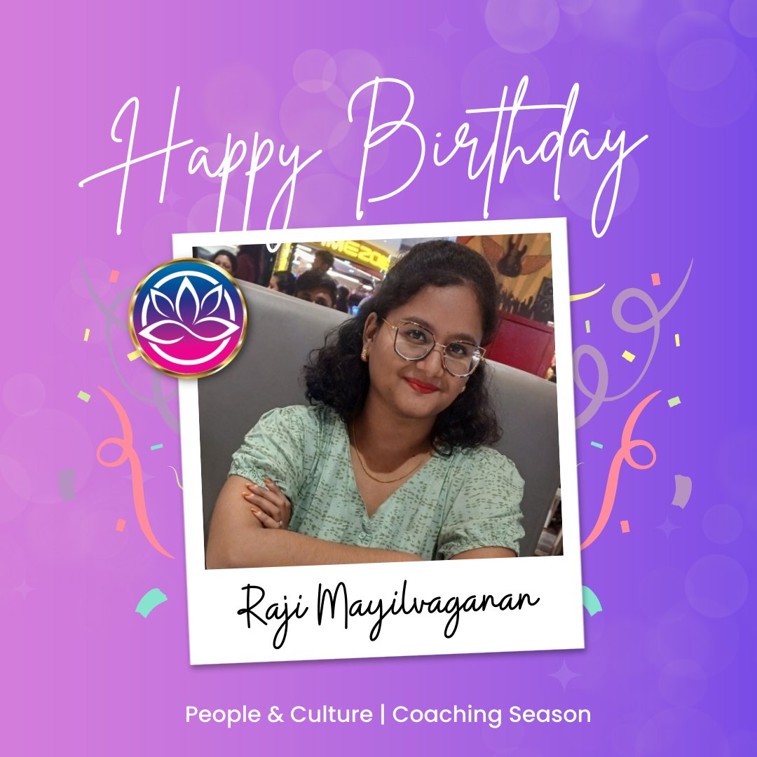 🎉 Happy Birthday, Raji Mayilvaganan! 🎉

🌟 Today, we celebrate an incredible team member and an HR superstar! 🙌✨ Raji, your dedication and hard work have been instrumental in shaping our HR team's success. 🤝💼

#HappyBirthday #TeamMemberSpotlight #HRSuperstar