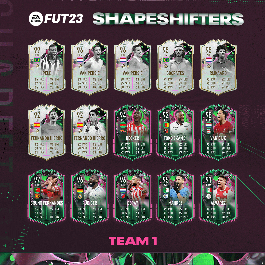 Platinside's tweet photo. Voici l'équipe des SHAPESHIFTERS ! ✅✅ https://t.co/pNdn1BrpIA
