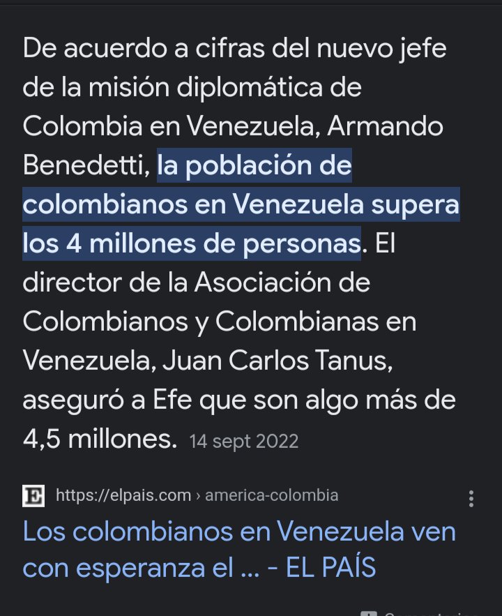 usercocosete's tweet photo. @sadaukardalok @criollove29 @JSincredibol Colombiano te lo encontráis hasta en las piedras... Y ahora quieren negar que nos mandaron más de 4 millones de parásitos admitidos por los mismos caliches https://t.co/gL5WPrA3kM