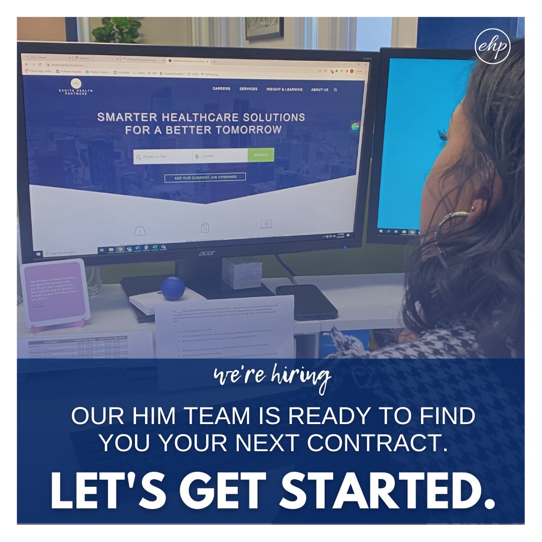 Join our thriving team to discover your best job yet. 🌆
Unlock endless opportunities with our HIM division. 🔓

Apply now!
ow.ly/5lZy50OPHLo

#ExciteHealthPartners #Hiring #HIM #MedicalCoding #ClinicalCoding #HealthcareJobs #HIMOpportunities #JoinOurTeam #Cleveland