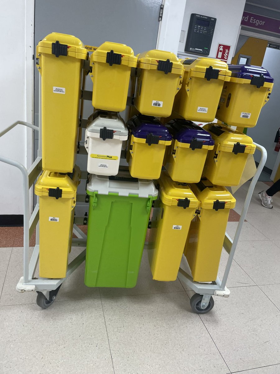 We’ve had great feedback from the trial of reusable sharps bins across some areas at the Maelor