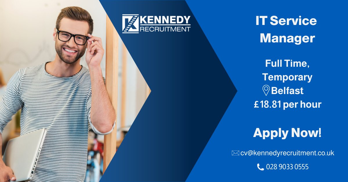 Are you an experienced IT professional? Do you hold an ITIL qualification?

Apply ⬇⬇
ow.ly/g1rR50OQxEn

#Belfast #NorthernIreland #NIJobs #JobsFairy #ITJobs