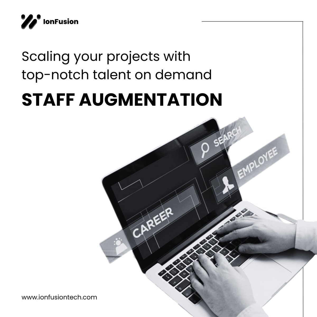 ionfusiontech's tweet image. When it comes to project execution, having access to top-notch talent on demand can make all the difference. Discover the advantages of Ion Fusion&apos;s staff augmentation services.

#ProjectExecution #OnDemandTalent
