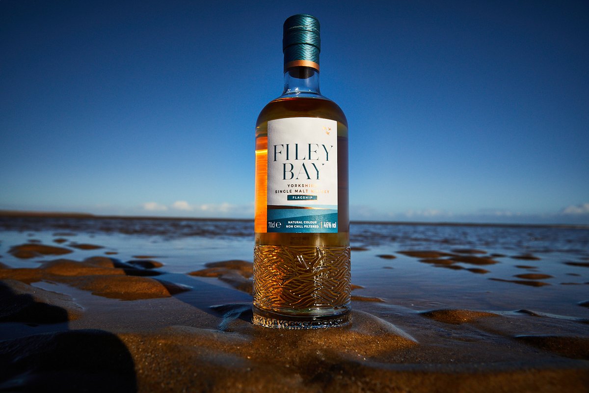 Beautifully rounded, light, fruity and creamy, Filey Bay Flagship is made using 100% homegrown barley and water sourced from aquifers below the distillery farm

It is the true taste of our distillery character and is the cornerstone of our core range

bit.ly/FBFlagship