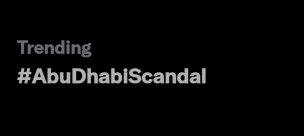 A sport of manipulation. #AbuDhabiScandal