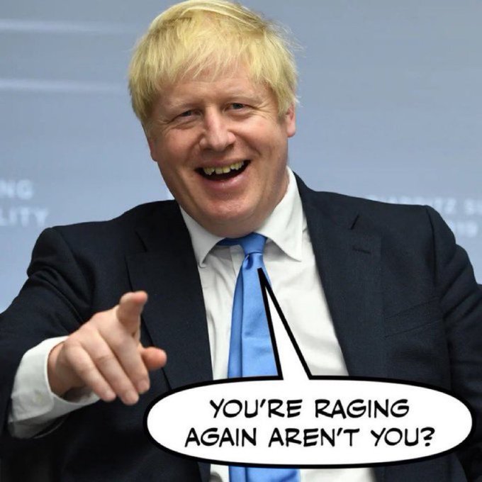 To all those that hate #BorisJohnson Stick that up your rear end