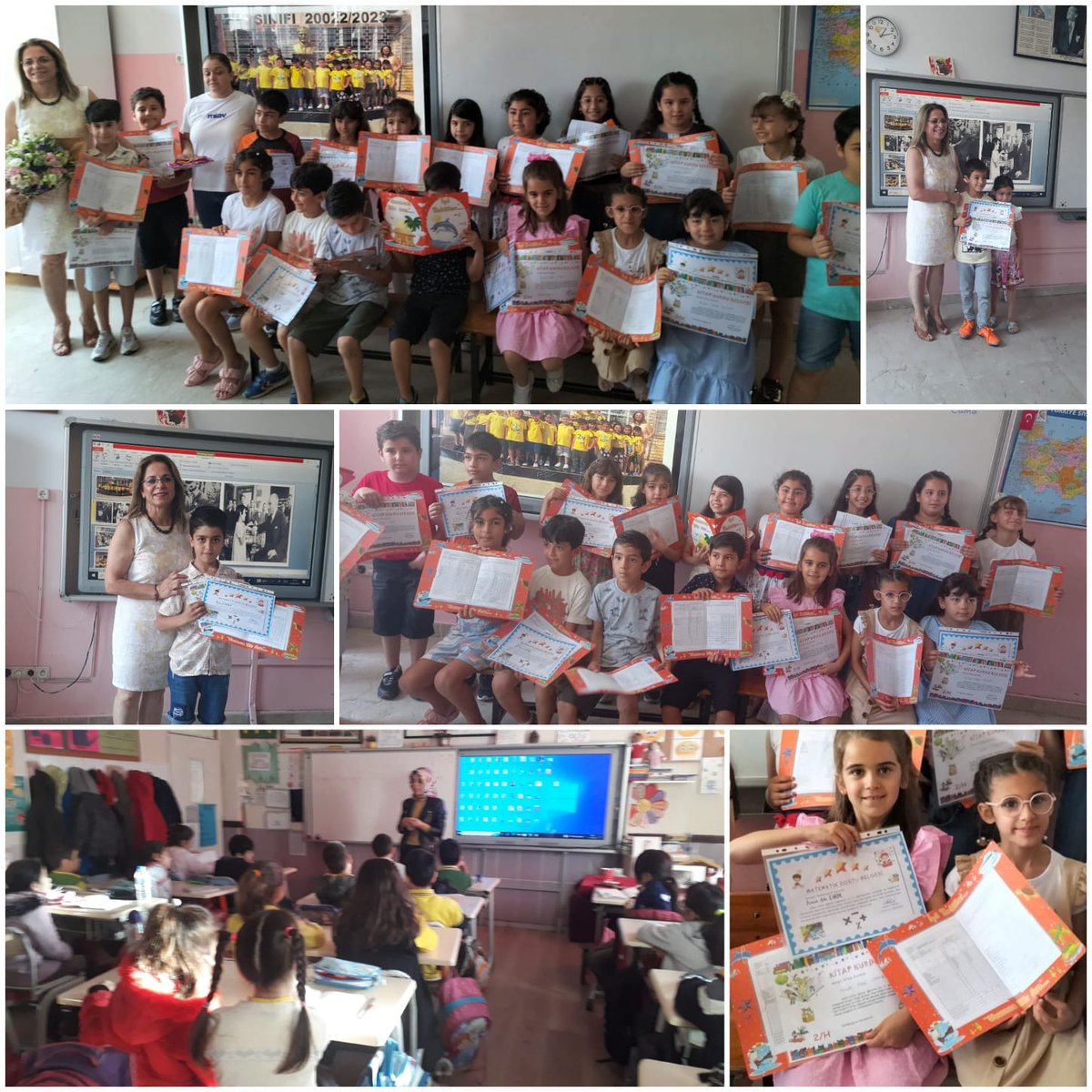 "Hikayeli Matematik" atölyesi etkinliklerinin uygulandığı 24 Kasım İlkokulu 2 -H sınıfında  matematik farkındalığı gelişen ve çok kitap okuyan öğrencilerimize  "Matematik Dostu" ve "Kitap Kurdu" belgeleri verildi.

<a href="/Yusuf__Tekin/">Yusuf Tekin</a> <a href="/ahpehlivan53/">Ali Hamza Pehlivan</a> <a href="/MersinMEM/">Mersin İl Millî Eğitim Müdürlüğü</a> <a href="/necmidinc/">M.Necmeddin Dinç</a>