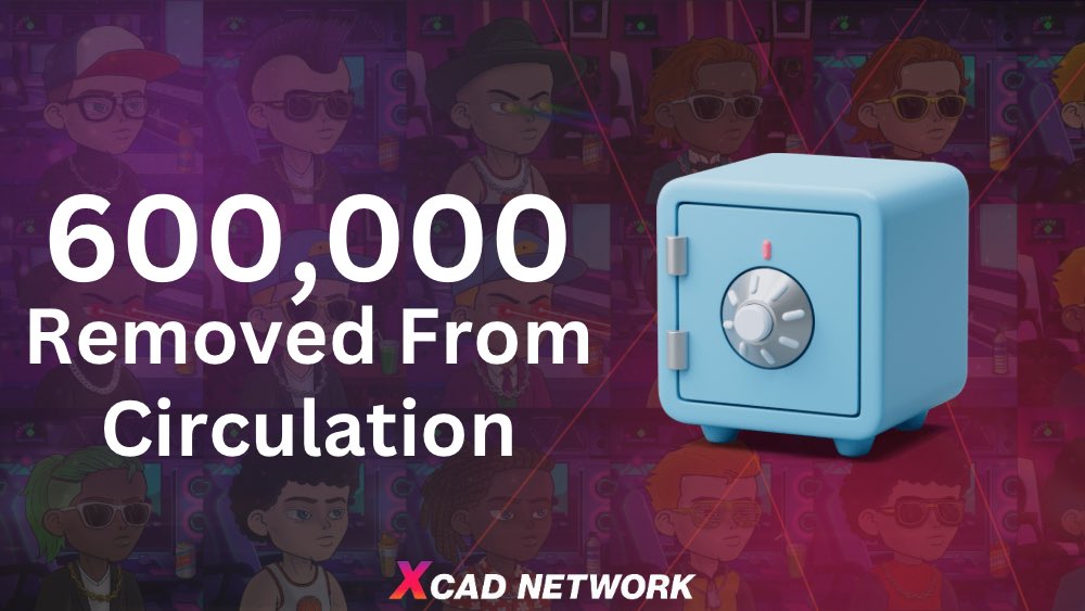 $XCAD 📈

600,000+ Xcad removed from circulation! 

Soon to have over 1,000,000 in a short period. 

#Watch2Earn #BNB