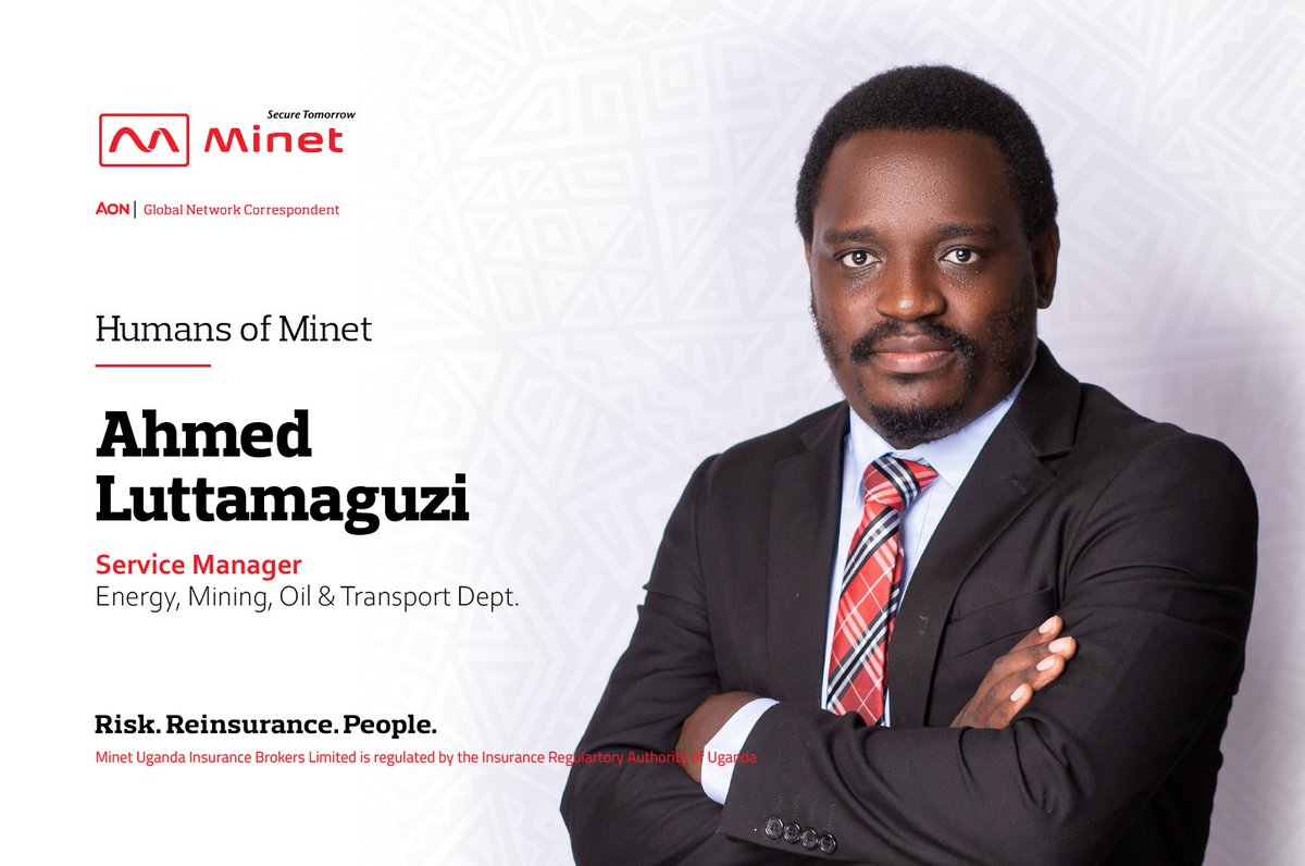 minetuganda's tweet photo. Spotlight Friday!
Meet Ahmed Luttamaguzi, Service Manager, Energy, Mining, Oil and Transport department.
#HumansOfMinet #SpotlightFriday #MinetUG #SecureTomorrow https://t.co/wwlrA00FvL