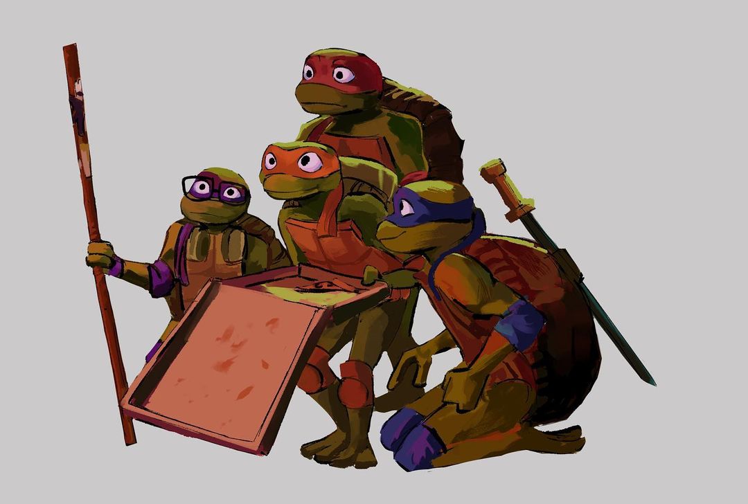 Superhero enjoyer on twitter rt tmnt a lil mutantmayhem fan art