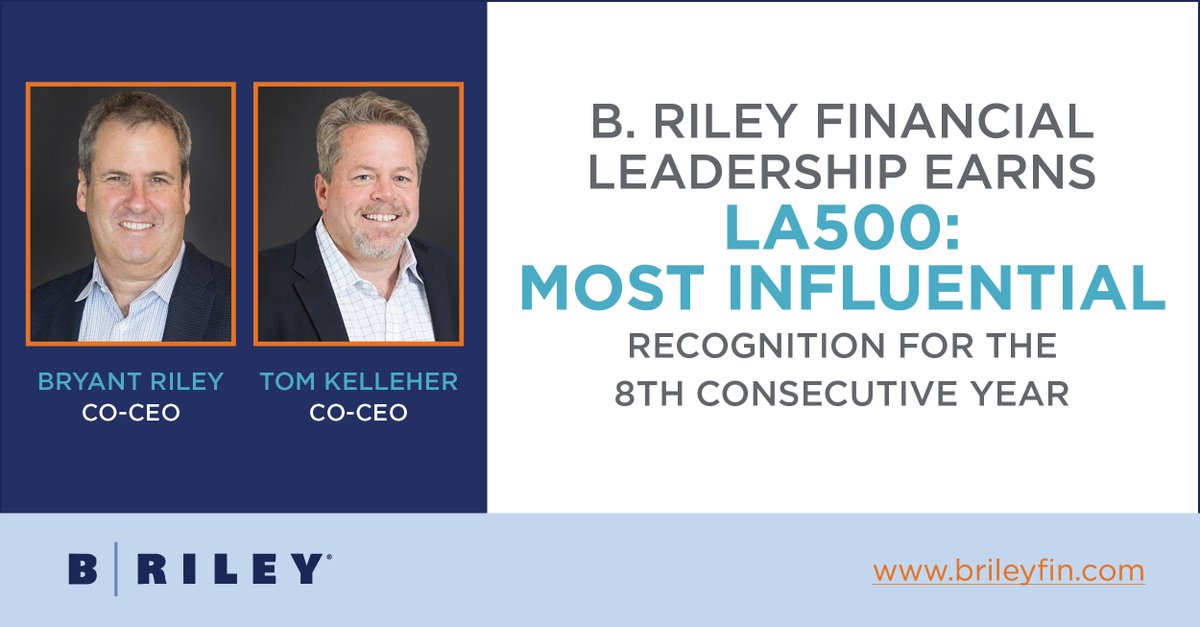 B. Riley Financial on Twitter "Join us in congratulating B. Riley