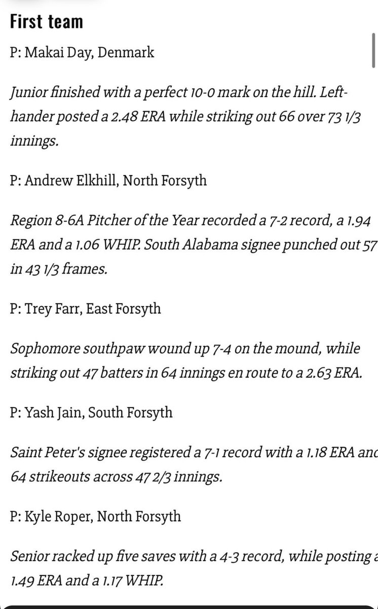 Trey Farr (@treyfarr2025) on Twitter photo Proud to be selected First Team All-County as a sophomore!! <a href="/SmarTenseBsbl/">SmarTense Baseball</a> <a href="/joshminjarez13/">Josh Minjarez</a> @CWest1013 <a href="/BaseballEFHS/">East Forsyth Baseball</a> <a href="/EFballcoach/">Kyle Counts</a> <a href="/Hudson_PBR/">Hudson Graham</a> @PBR_Uncommitted <a href="/PG_Uncommitted/">PG_Uncommitted</a> <a href="/_eric_furphy/">Eric Furphy</a> Proud to be selected First Team All-County as a sophomore!! <a href="/SmarTenseBsbl/">SmarTense Baseball</a> <a href="/joshminjarez13/">Josh Minjarez</a> @CWest1013 <a href="/BaseballEFHS/">East Forsyth Baseball</a> <a href="/EFballcoach/">Kyle Counts</a> <a href="/Hudson_PBR/">Hudson Graham</a> @PBR_Uncommitted <a href="/PG_Uncommitted/">PG_Uncommitted</a> <a href="/_eric_furphy/">Eric Furphy</a>