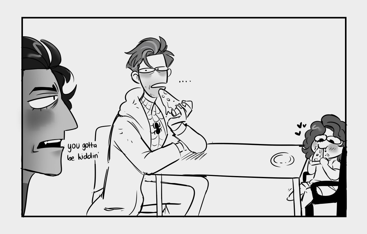 This is how I imagined Miguel went to Peter's universe to recruit him to save the whole effing universe.
#AcrossTheSpiderverse #MiguelOHara #PeterBParker